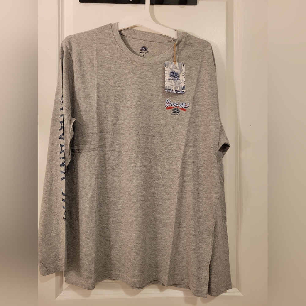 HAVANA JIM'S Gray Long Sleeve Men’s Shirt